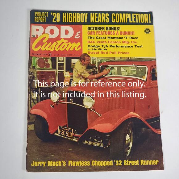 Walker Blue Swinger Print Ad 1970 Rod & Custom Magazine Sound of the Blues Retro - Picture 6 of 6